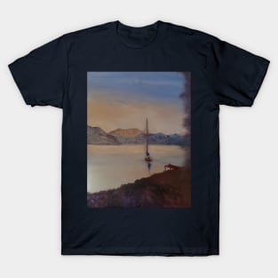 An affair to remember 2 oil painting by Tabitha Kremesec T-Shirt